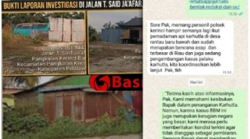 Tiga Gudang Diduga Milik Sindikat Kasno-Imam di Pelalawan Masih Aktif, Humas Polres Janji “Koordinasikan Lebih Lanjut”