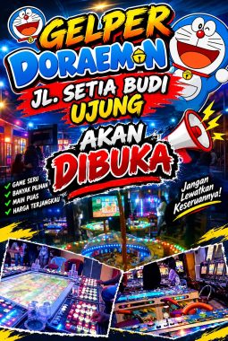 GELPER DORAEMON Akan segera di buka kembali setelah kemarin tutup, gelper Doraemon Usaha Legal atau Ilegal, Jika Legal dibuka jangan macam tutup botol kecap, buka tutup !